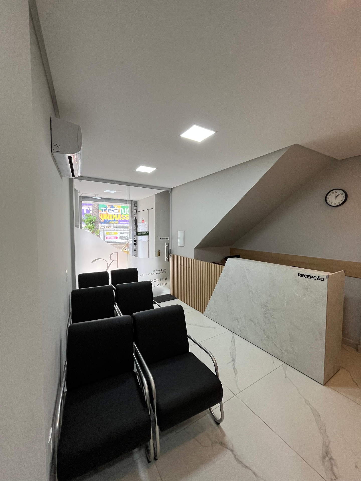 Sala de espera do escritório